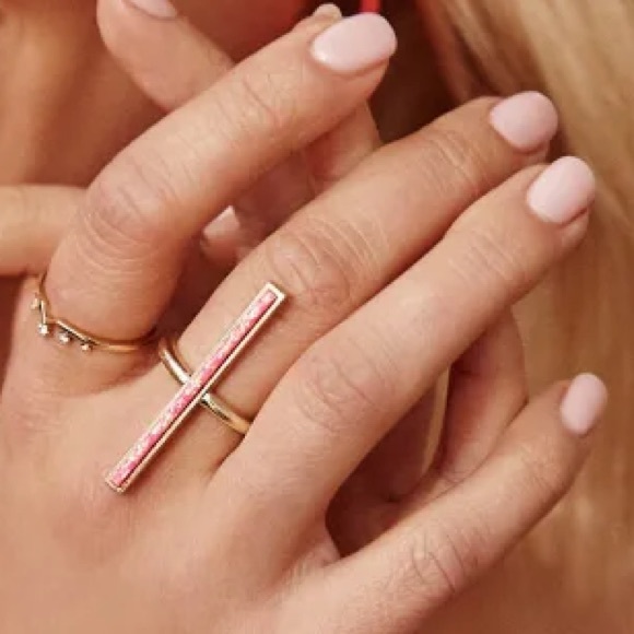 For @itstashadoll - Kendra Scott Reggie Ring - Hot Pink Kyocera Opal - Picture 6 of 6